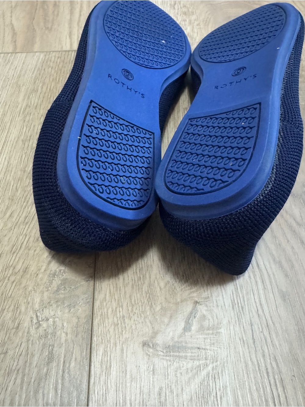ROTHY'S Women's Navy with White Trim Ballet Flat Sz. 8.5 - Picture 14 of 14
